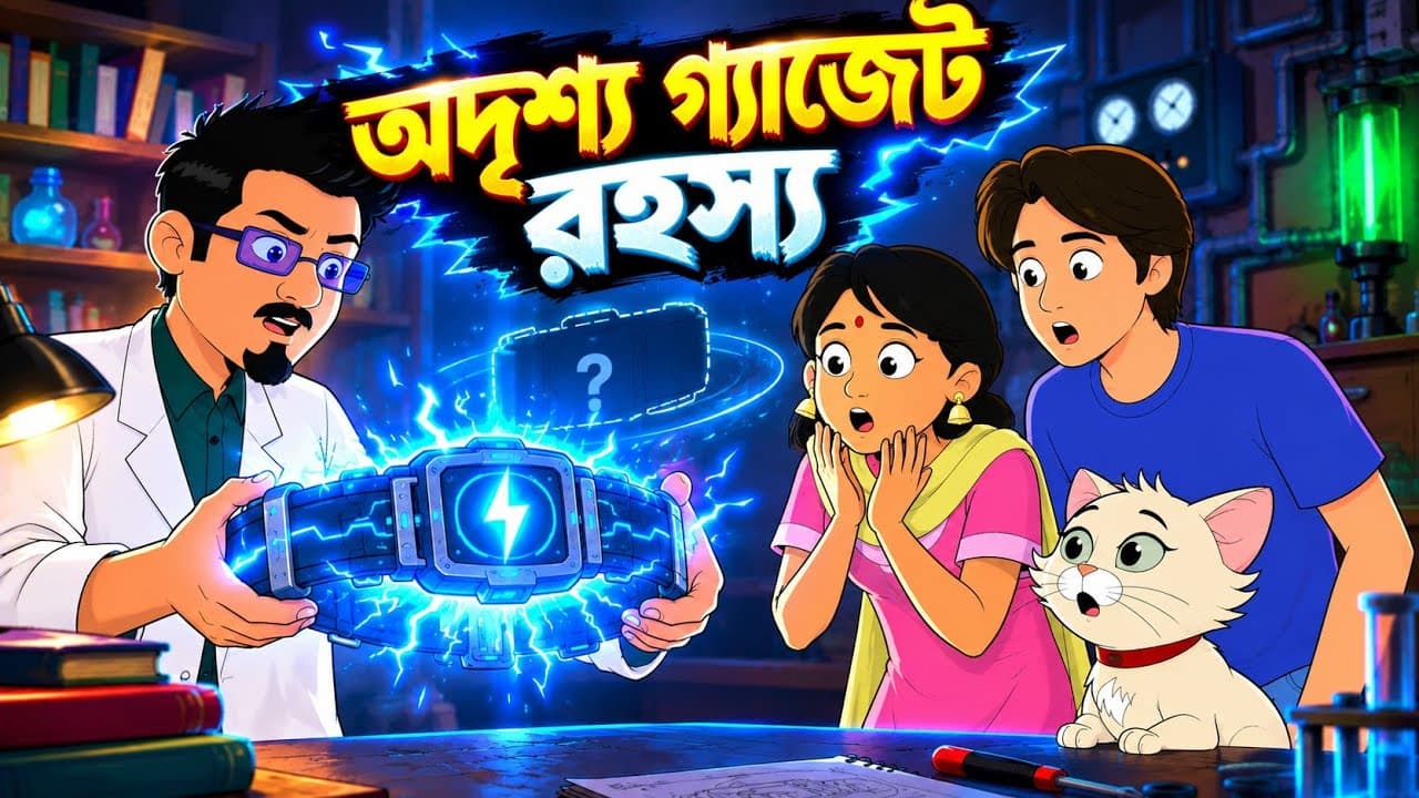 #EP26 অদৃশ্য গ্যাজেট রহস্য | Adrisyo Gagdet Rahasy |Science Fiction Cartoon | Bengali Cartoon